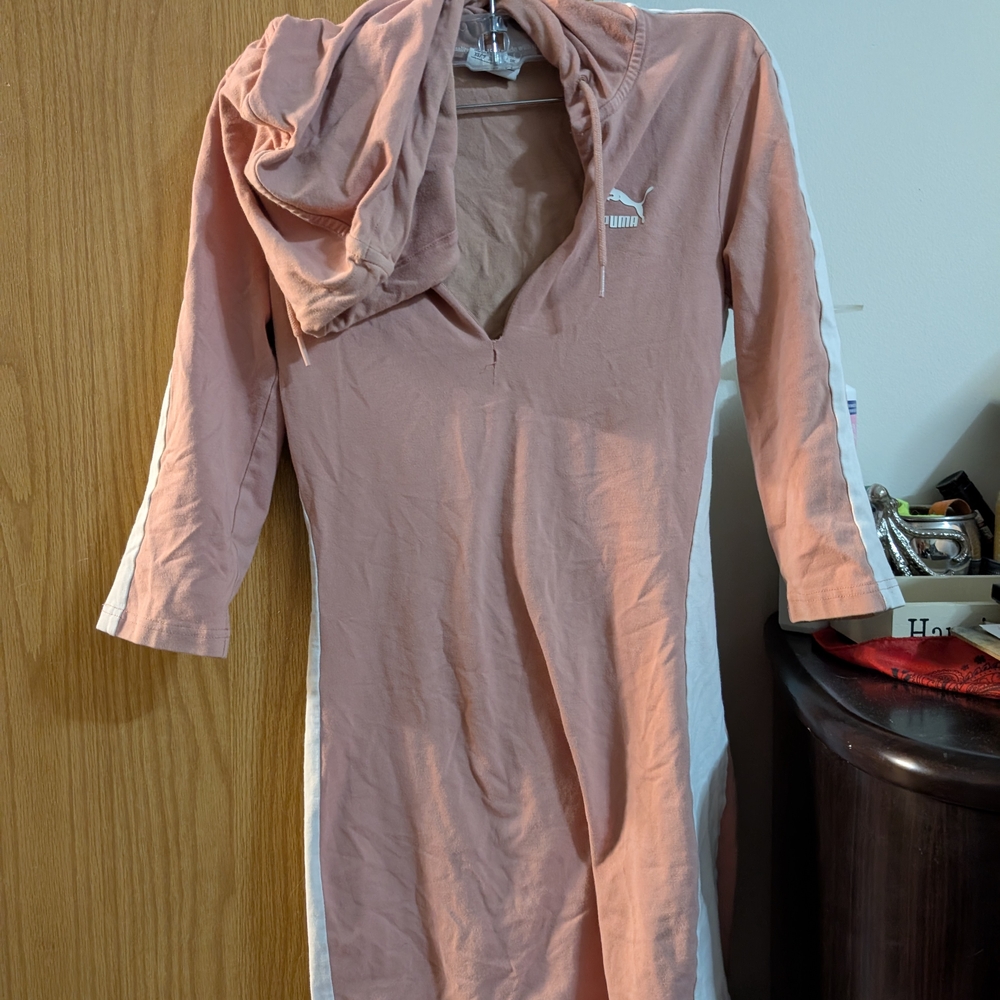 Puma Pink Long Sleeve Dress